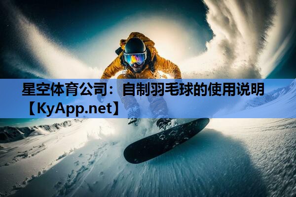 自制羽毛球的使用说明 自制羽毛球的使用说明